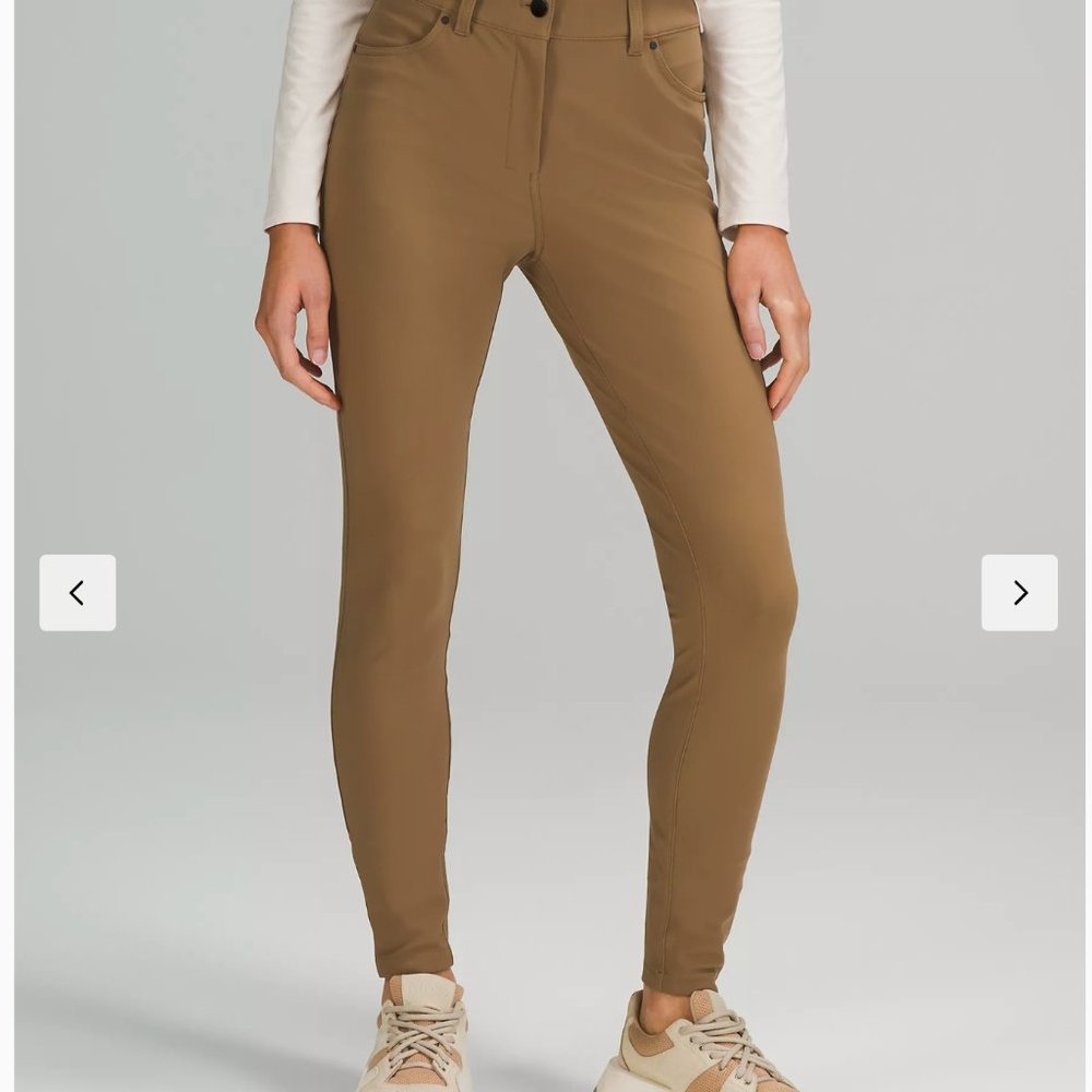 City Sleek Slim-Fit 5 Pocket High-Rise Pant